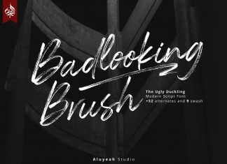 Badlooking Brush Font