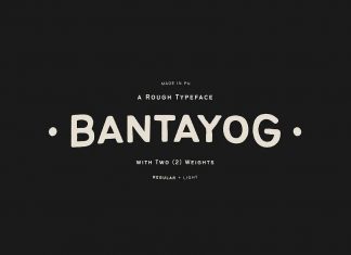 Bantayog Display Font