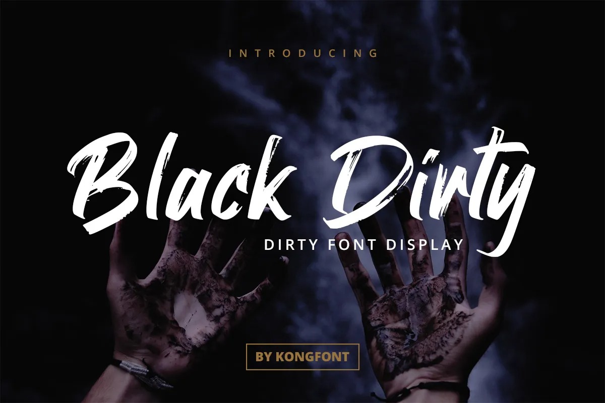Black Dirty Font - Download Free Font