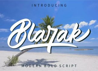 Blarak Script Font