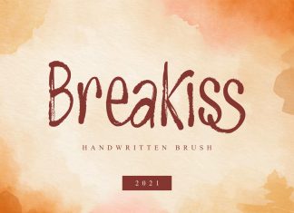 Breakiss Brush Font