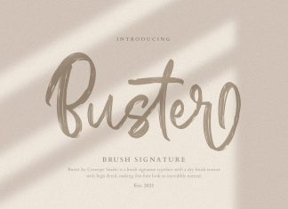 Buster Brush Font
