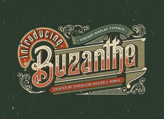 Buzanthe Blackletter Font