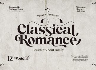 Classical Romance Serif Font