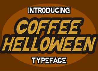 Coffee Halloween Display Font