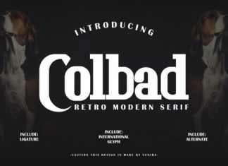 Colbad Slab Serif Font