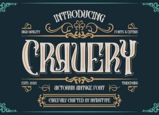 Cravery Blackletter Font