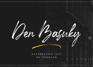 Den Basuky Brush Font
