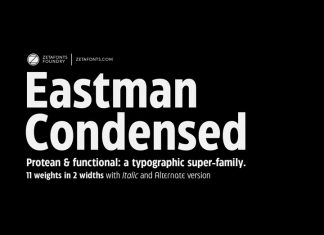 Eastman Condensed Sans Serif Font