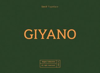 Giyano Serif Font