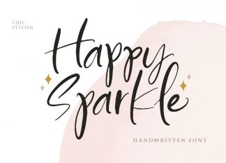 Happy Sparkle Script Font