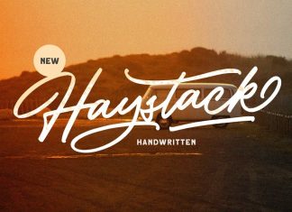 Haystack Script Font
