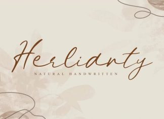 Herlianty Handwritten Font