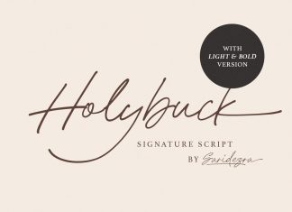 Holybuck Script Font