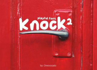 Knock2 Display Font