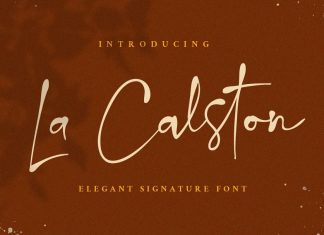 La Calston Script Font