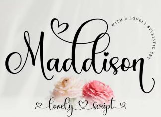 Maddison Script Font