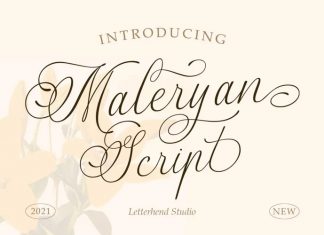 Maleryan Calligraphy Font