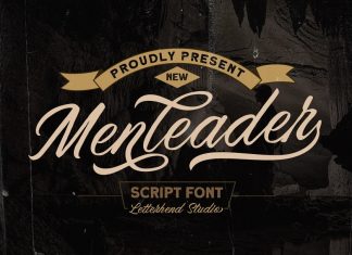 Menleader Script Font