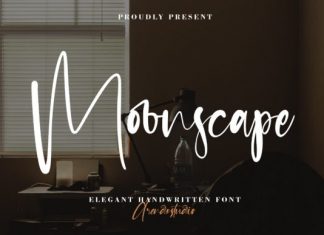 Moonscape Script Font