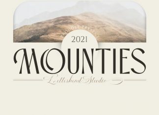 Mounties Display Font