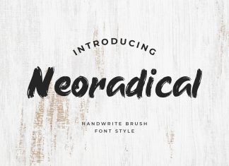 Neoradical Brush Font