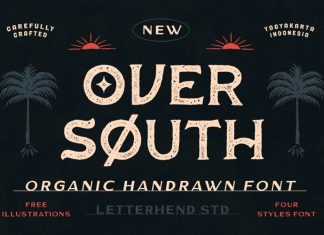 Over South Display Font