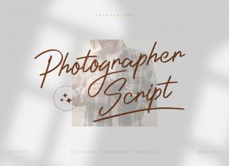 Photographer Handwritten Font