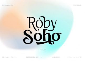 Roby Soho Sans Serif Font