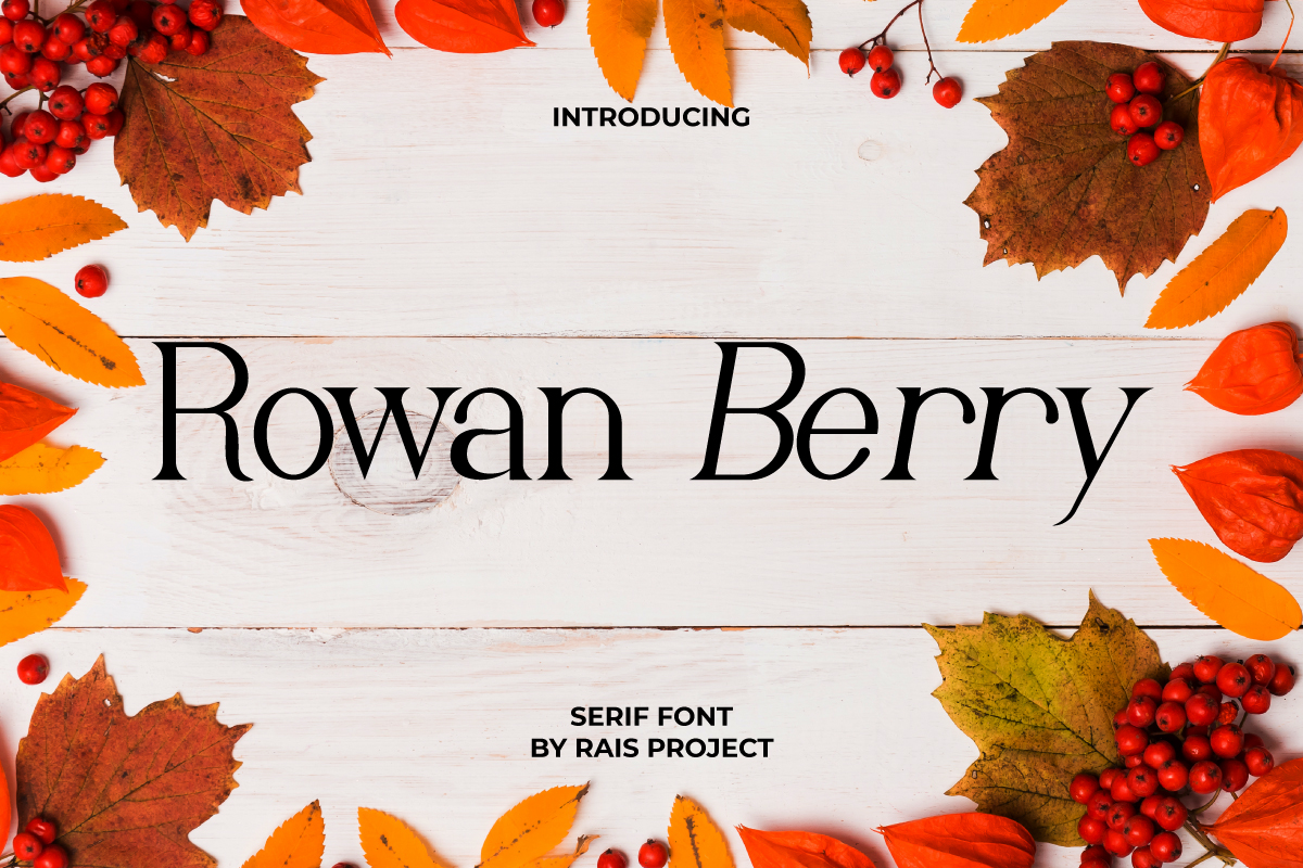 Rowan Berry Serif Font