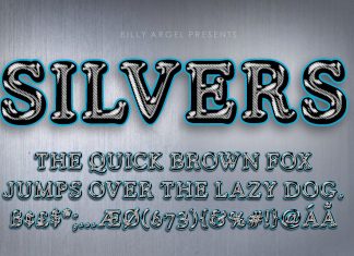 Silvers Display Font