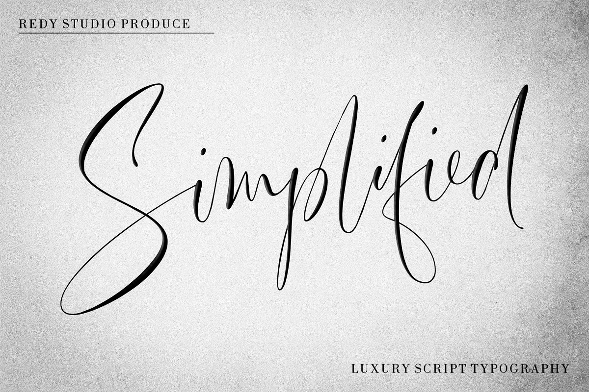 Simplified Font - Download Free Font