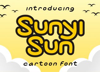 Sunyi Sun Display Font