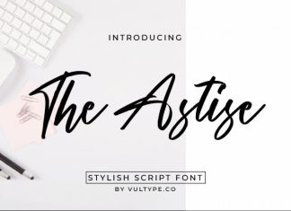 The Astise Script Font