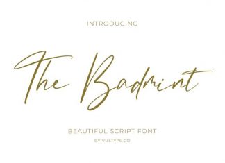 The Badmint Handwritten Font