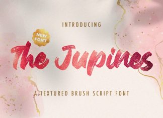 The Jupines Brush Font