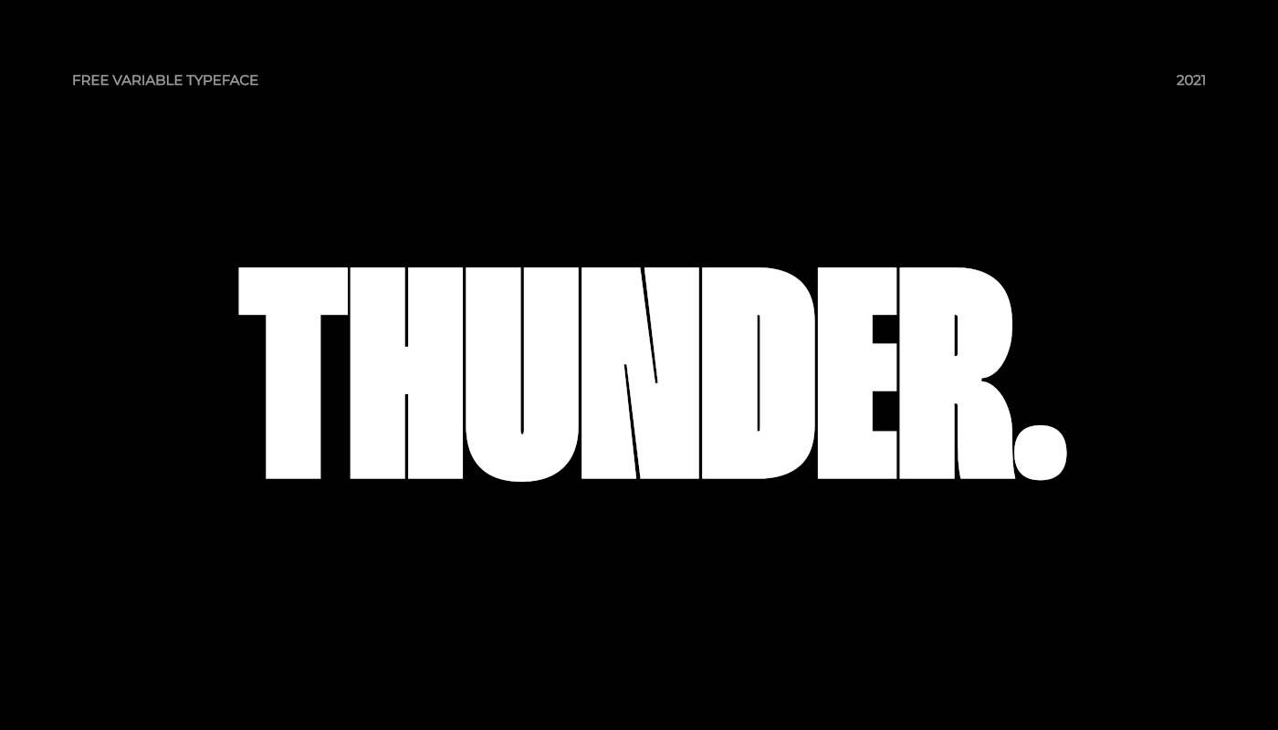 Thunder Sans Serif Font