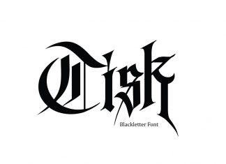 Tisk Blackletter Font