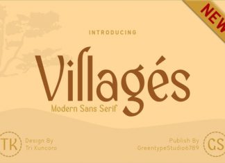 Villages Sans Serif Font