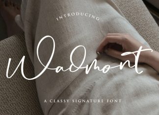 Wadmont Handwritten Font