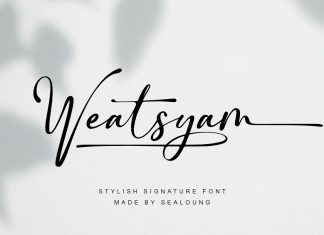 Weatsyam Script Font