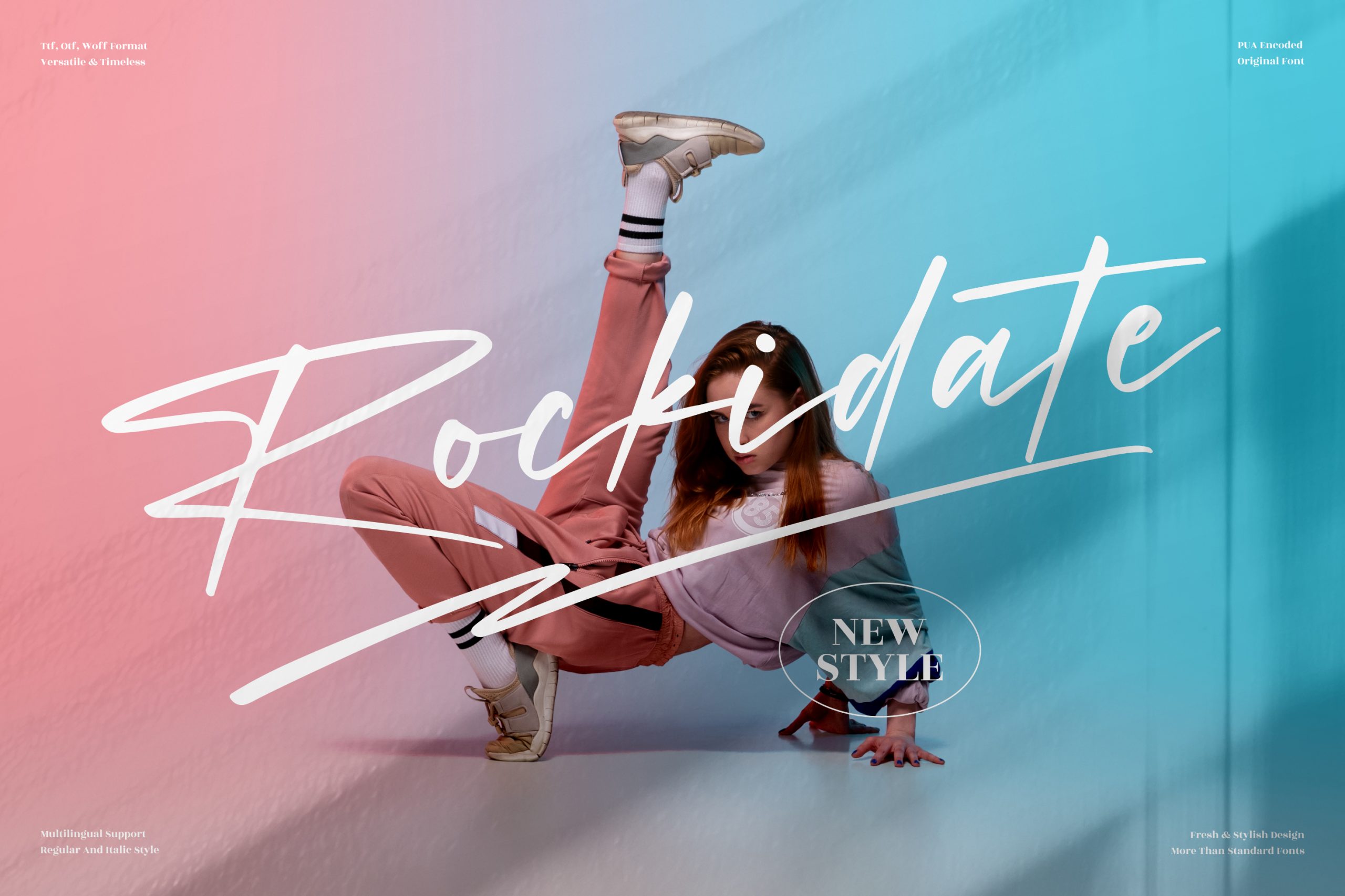 Rockidate Script Font