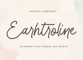Earhtroline Script Font