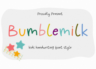 Bumblemilk Handwritten Font