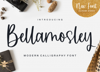 Bellamosley Script Font