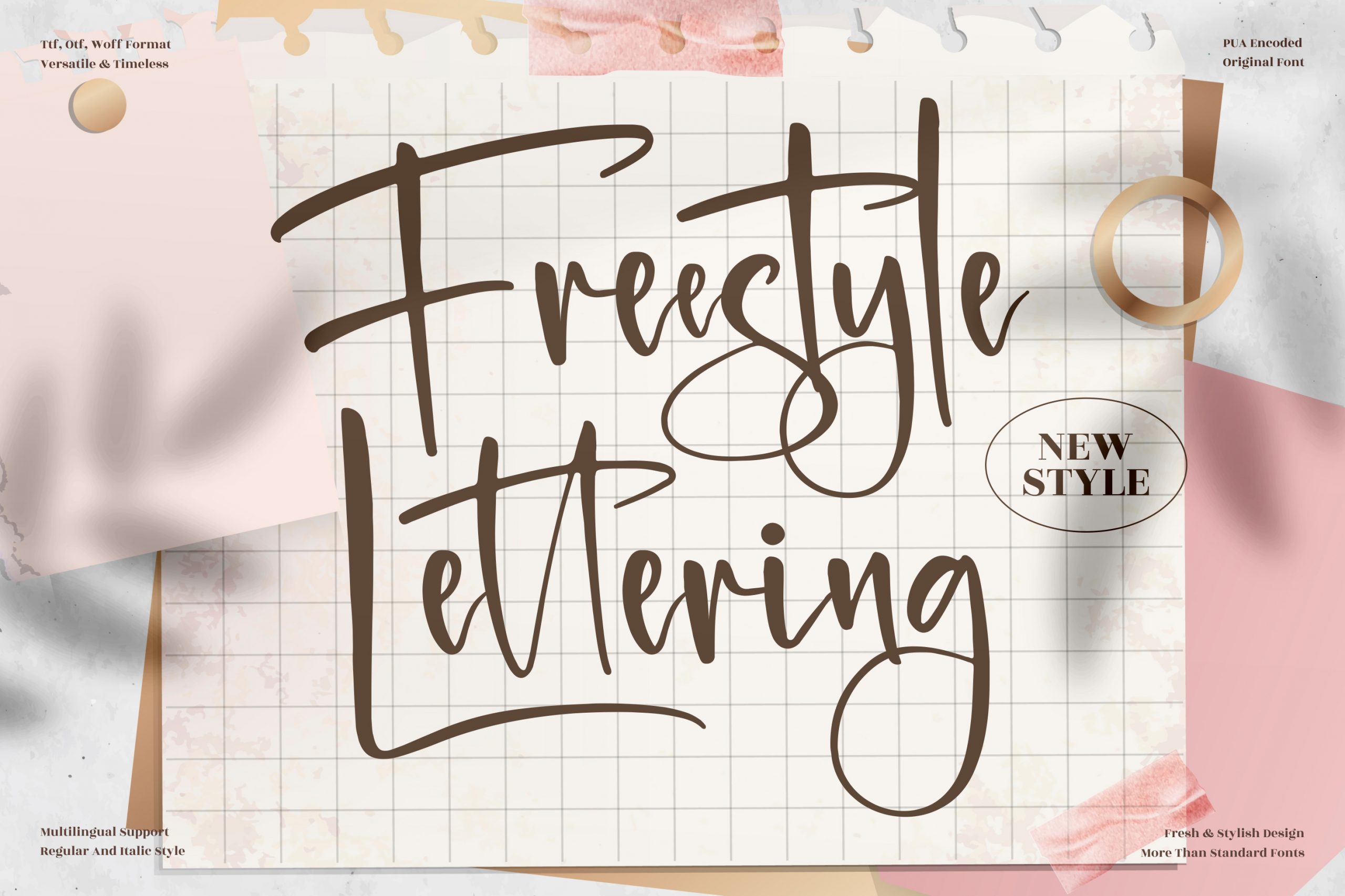 Freestyle Lettering Script Font