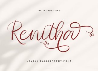 Renitha Script Font