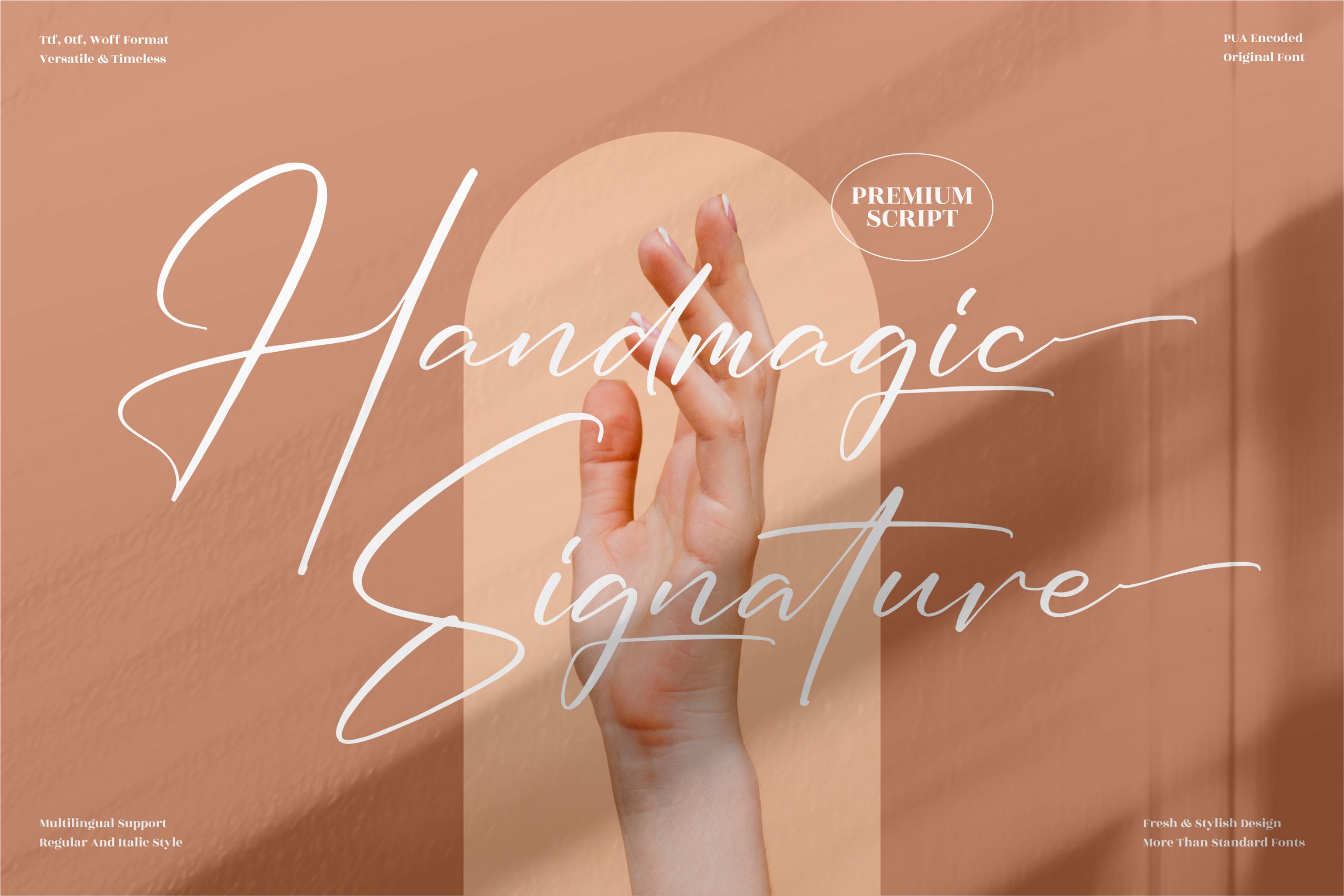 Handmagic Signature Font Download Free Font