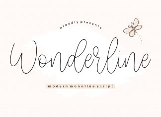 Wonderline Script Font