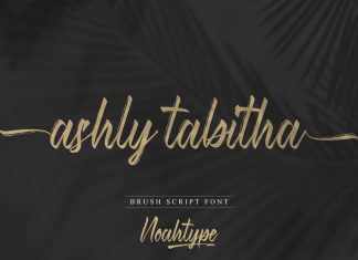 Ashly Tabitha Brush Font